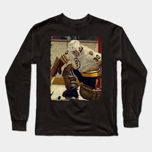 Mike Moffat, 1984 in Boston Bruins (4.38 GAA) Long Sleeve T-Shirt